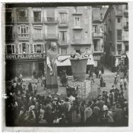 Vista de una falla de Valencia. ca 1900. ES.462508.ADPV/Colección Gamón, Caj. 00154 - Núm. 06841