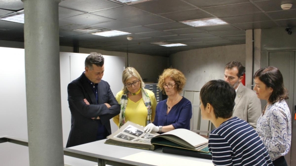 Visita al Archivo de los diputados provinciales del grupo Ciudadanos.