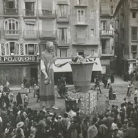 AUTOR DESCONOCIDO. Vista de una falla de Valencia. 1900. ES.462508.ADPV/Colección Gamón, imagen nº 06841
