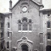 VICENTE BARBERÁ MASIP. Façana de l'Església de la Casa de Misericòrdia. 1907. ES.462508.ADPV / Casa de Misericòrdia / A.1.10. vol. 2